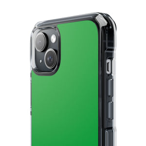 Pantone Green | Handyhülle für iPhone (Clear Impact Case – magnetisch)