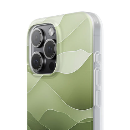 Gradient Emerald Drift iPhone 15 - Flexi Phone Case