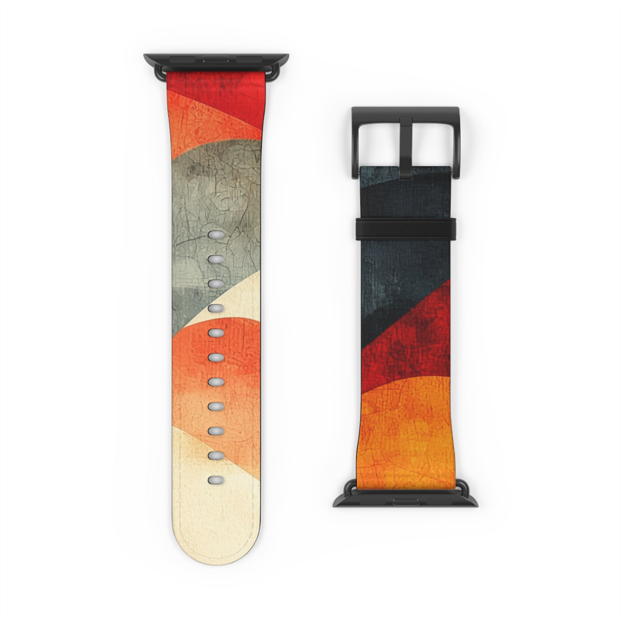 Crimson Ripples - Watch Band