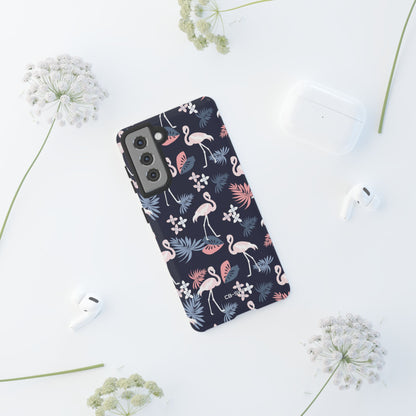 Flamingos Dance Playfully - Samsung Case