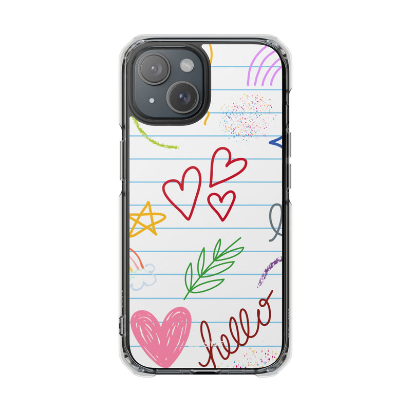 Hearts Dance Happily iPhone Case - Impact