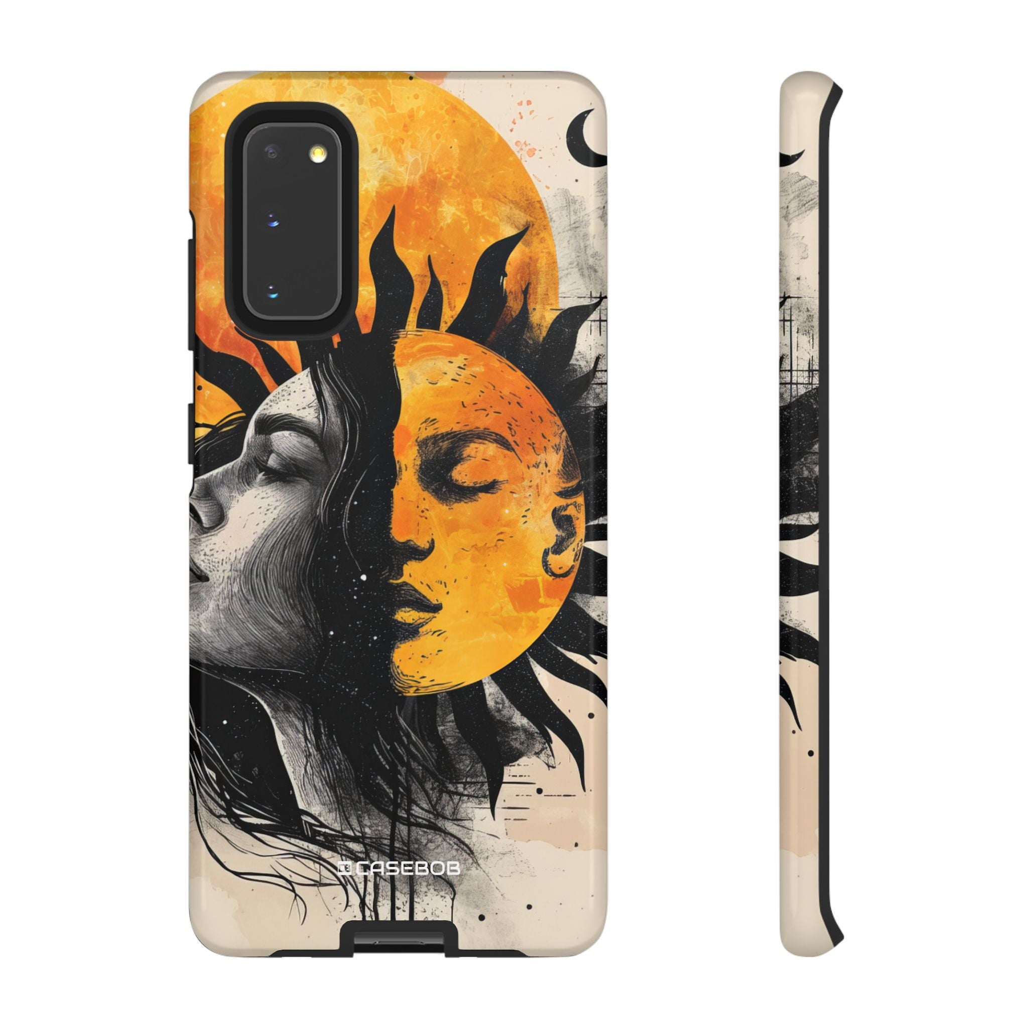 Sunlit Duality | Protective Phone Case for Samsung Galaxy