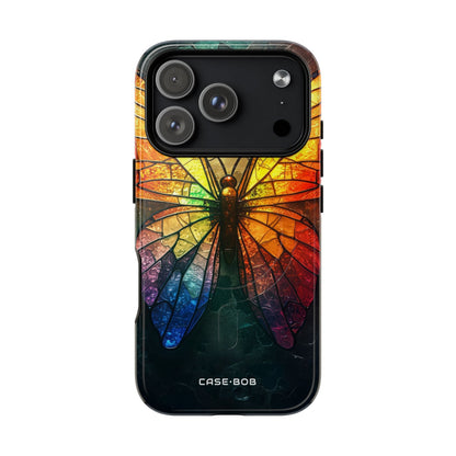 Stained Glass Butterfly iPhone 17 Pro Case - Tough+