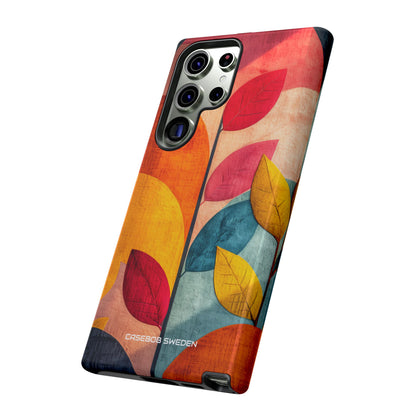 Abstract Orange Blue Design - Tough Samsung S23 Phone Case