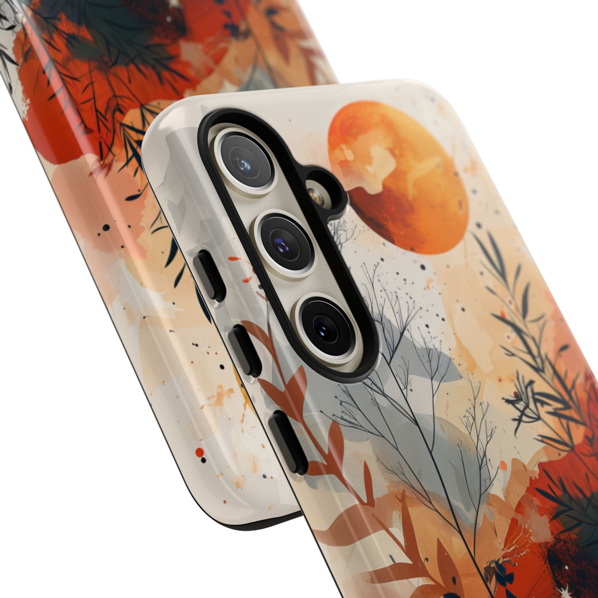 Orange Solstice Samsung S24 Plus Case - Tough