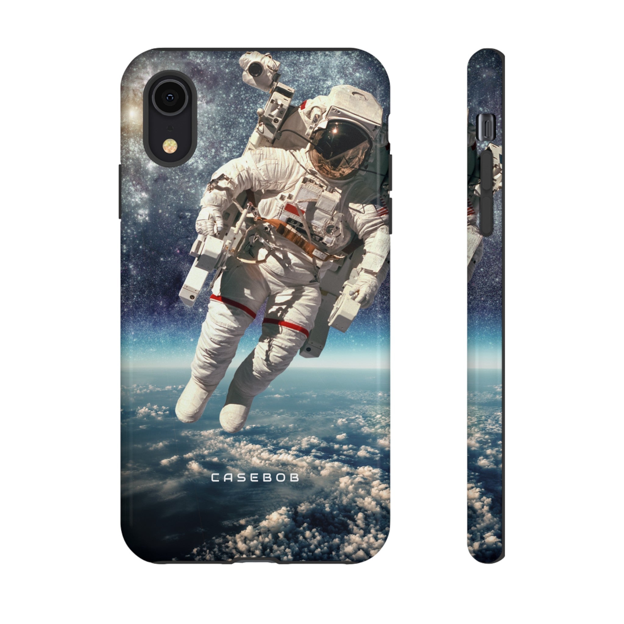 Astronaut in outer space - Protective Phone Case