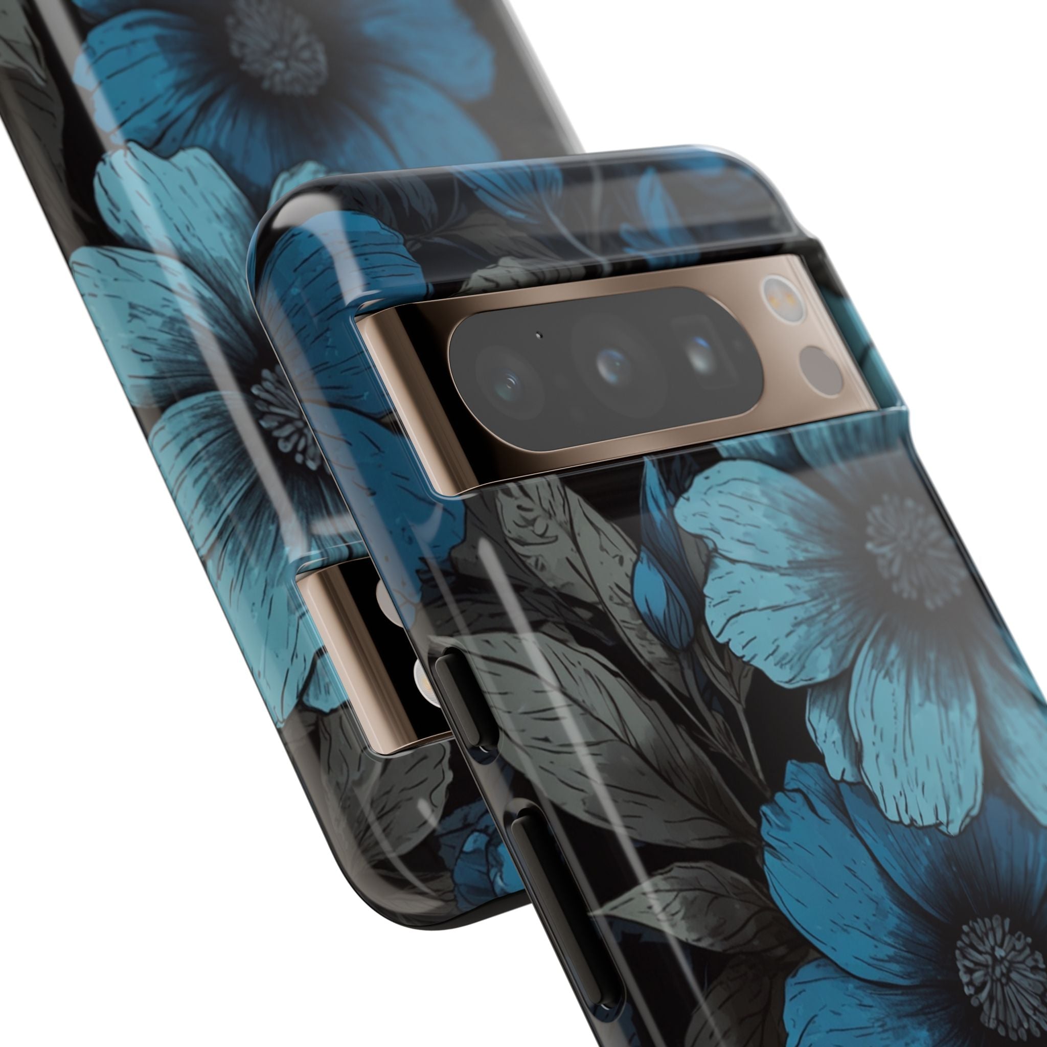 Blue Blooms Shine - Google Pixel Case