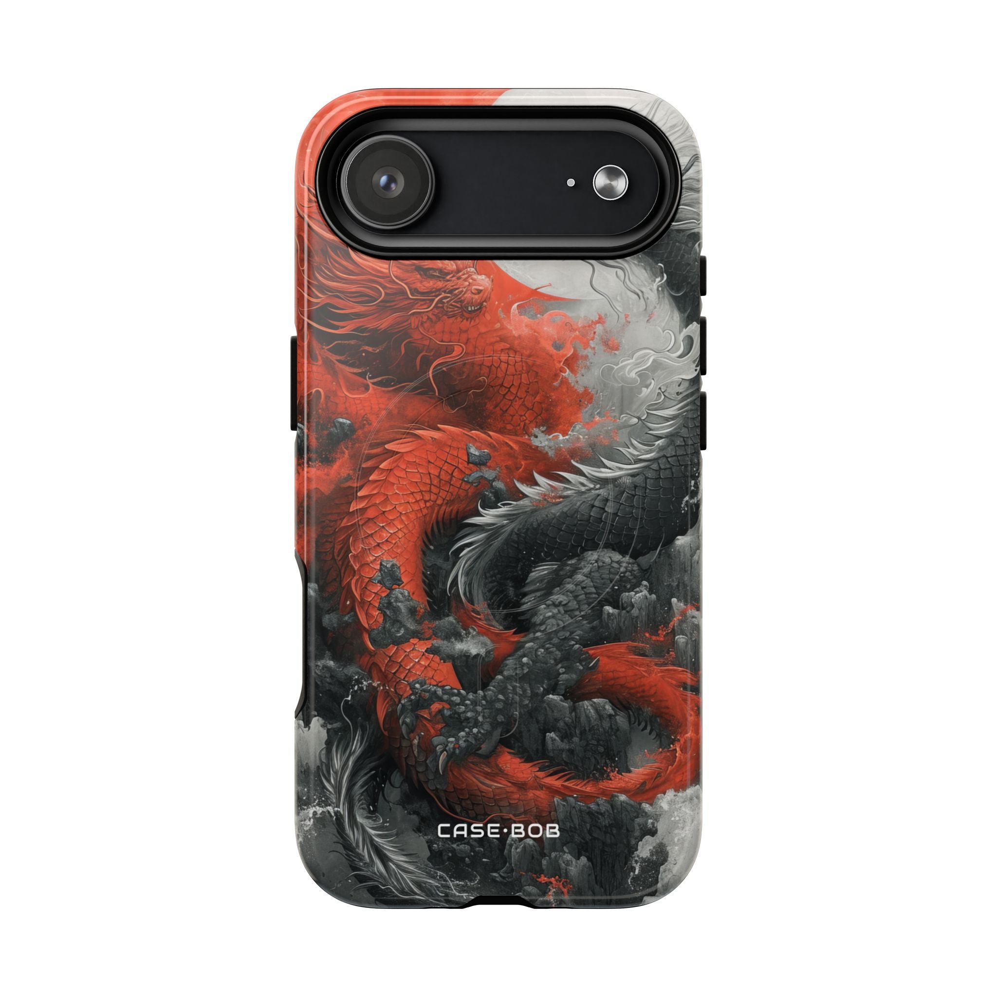 Twin Dragons Crimson iPhone 17 Air Case - Tough+
