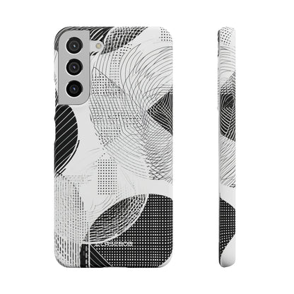 Monochrome Dynamics | Slim Phone Case for Samsung