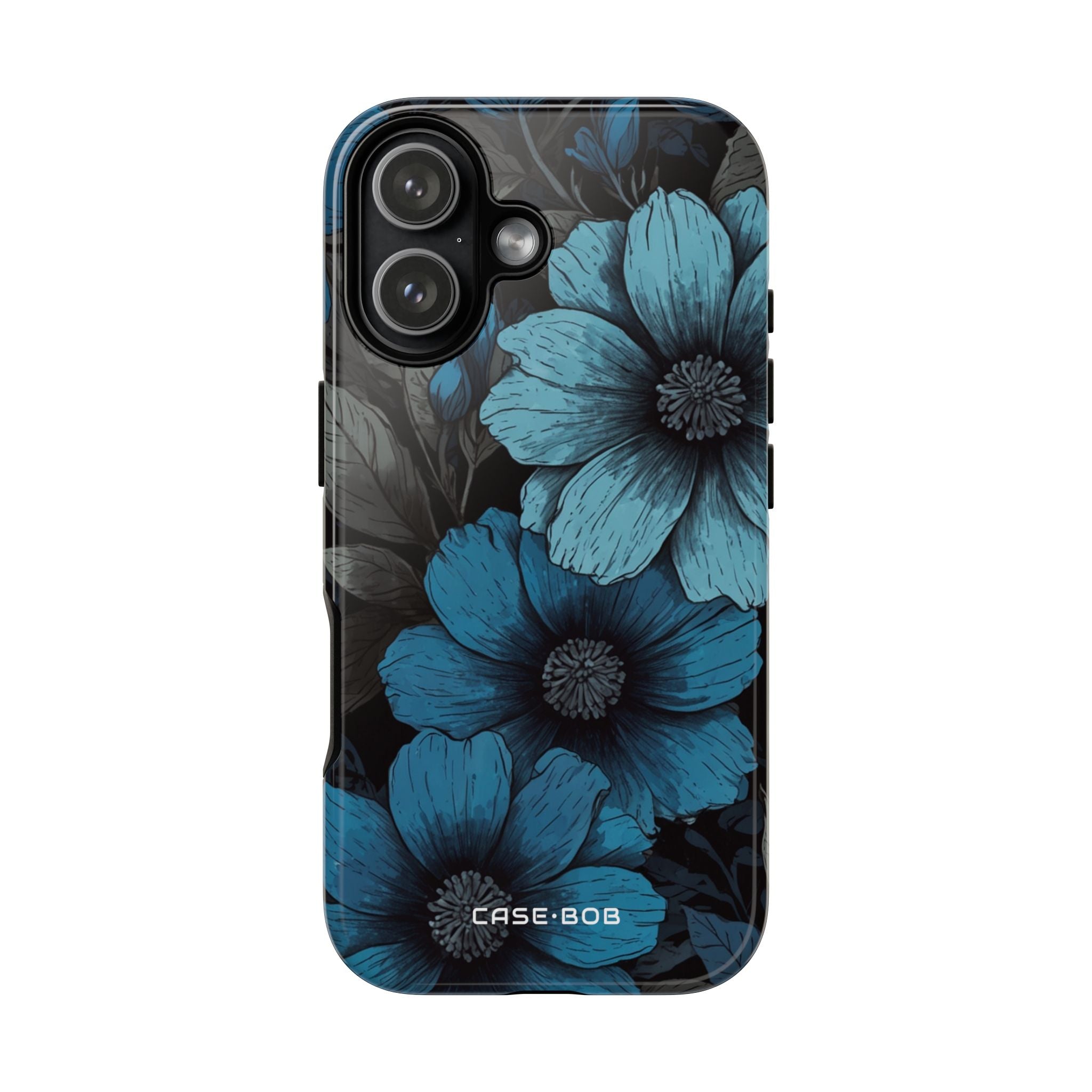 Blue Petal Radiance iPhone 17 Case - Tough