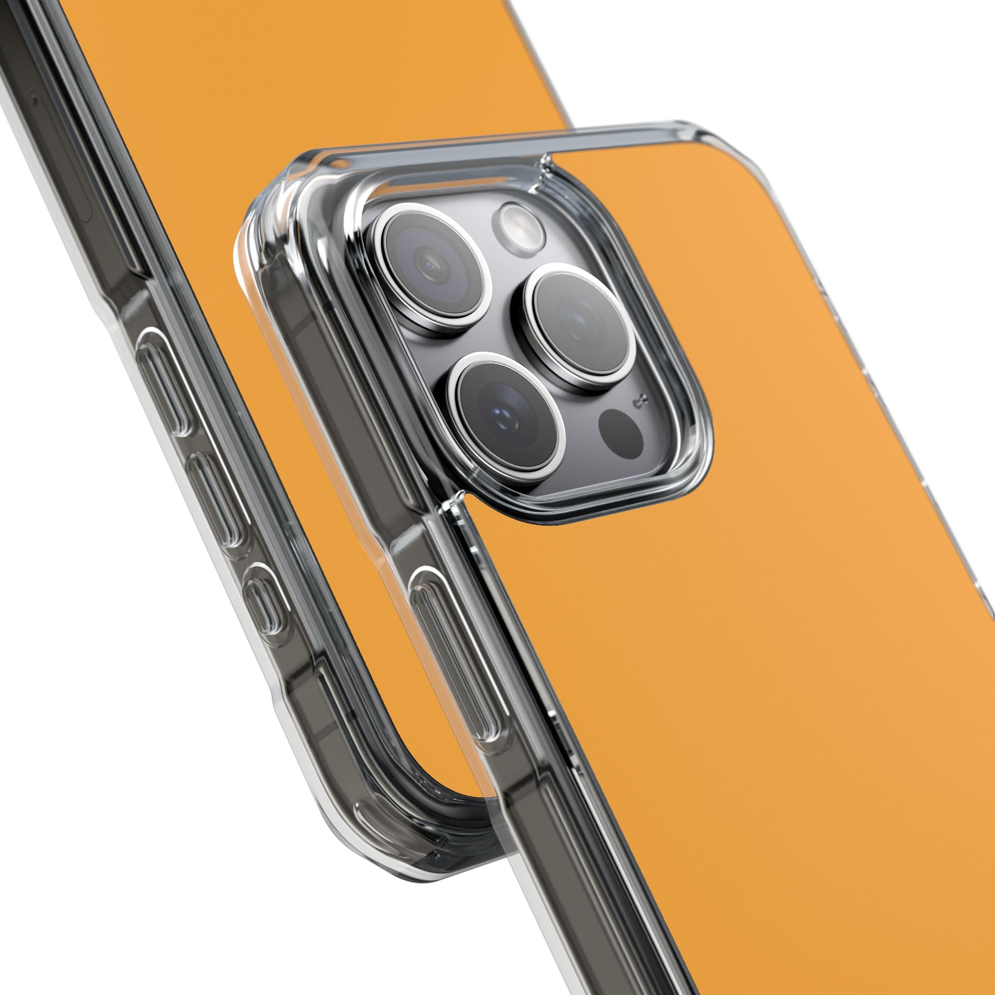 Yellow Orange - Clear Impact Case for iPhone