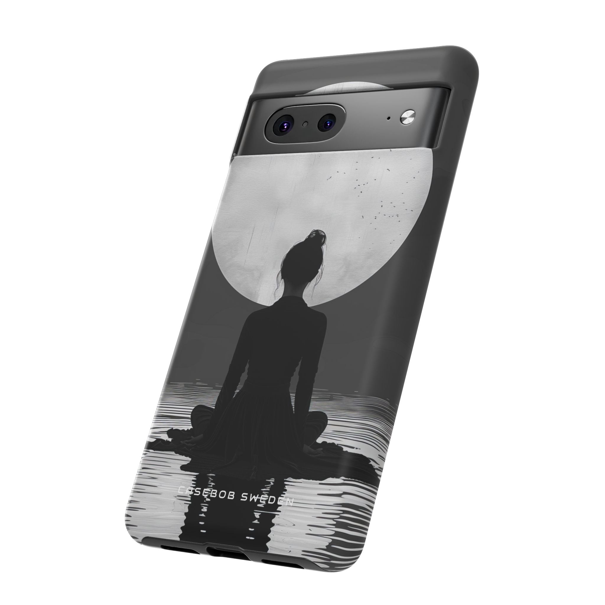 Zen Serenity Moon Reflection Google Pixel 7 - Tough Phone Case