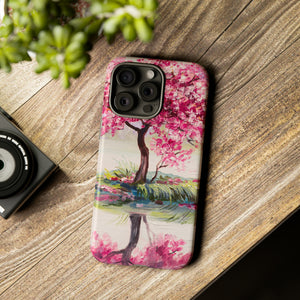 Oil painting - Oriental Cherry Tree - Protective Phone Case