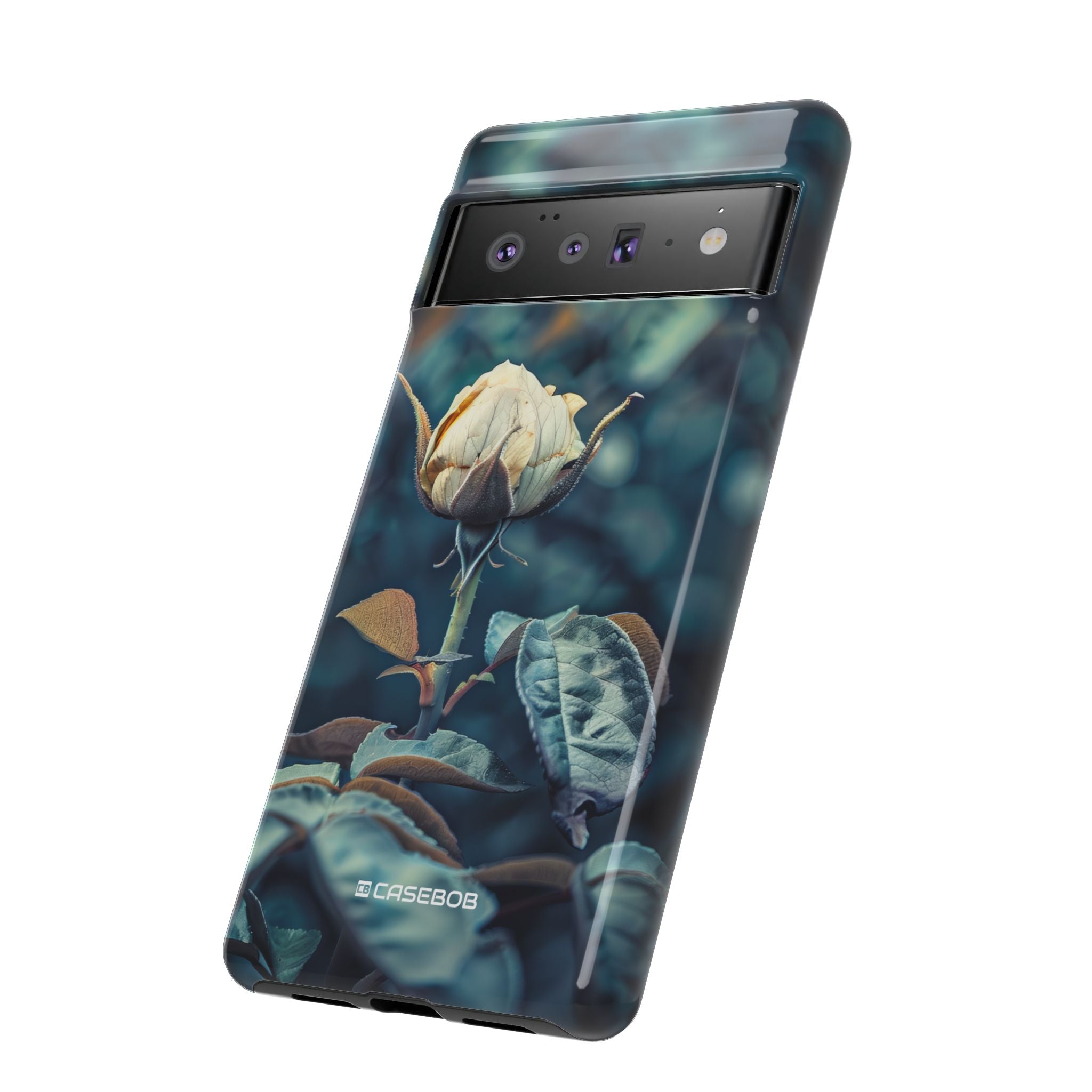 Teal Rosebud Serenade - Phone Case for Google Pixel