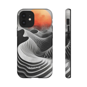 Orange Moon Illusion - Protective Phone Case