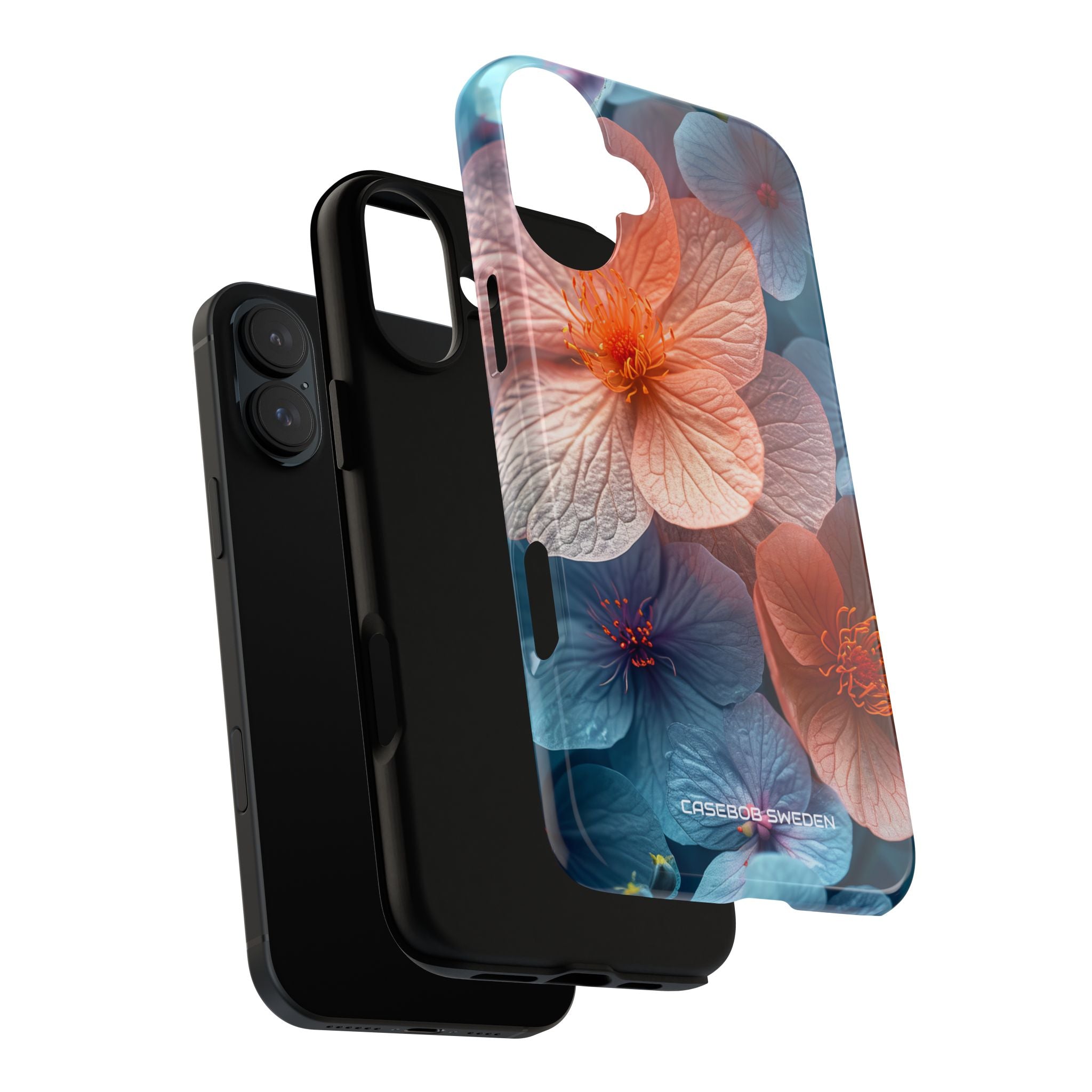 Peach Blossom Serenity - Tough iPhone 16 Phone Case