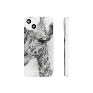 Monochrome Giraffe | Flexible Phone Case for iPhone