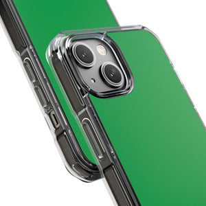 Pigment Green | Phone Case for iPhone (Clear Impact Case - Magnetic)