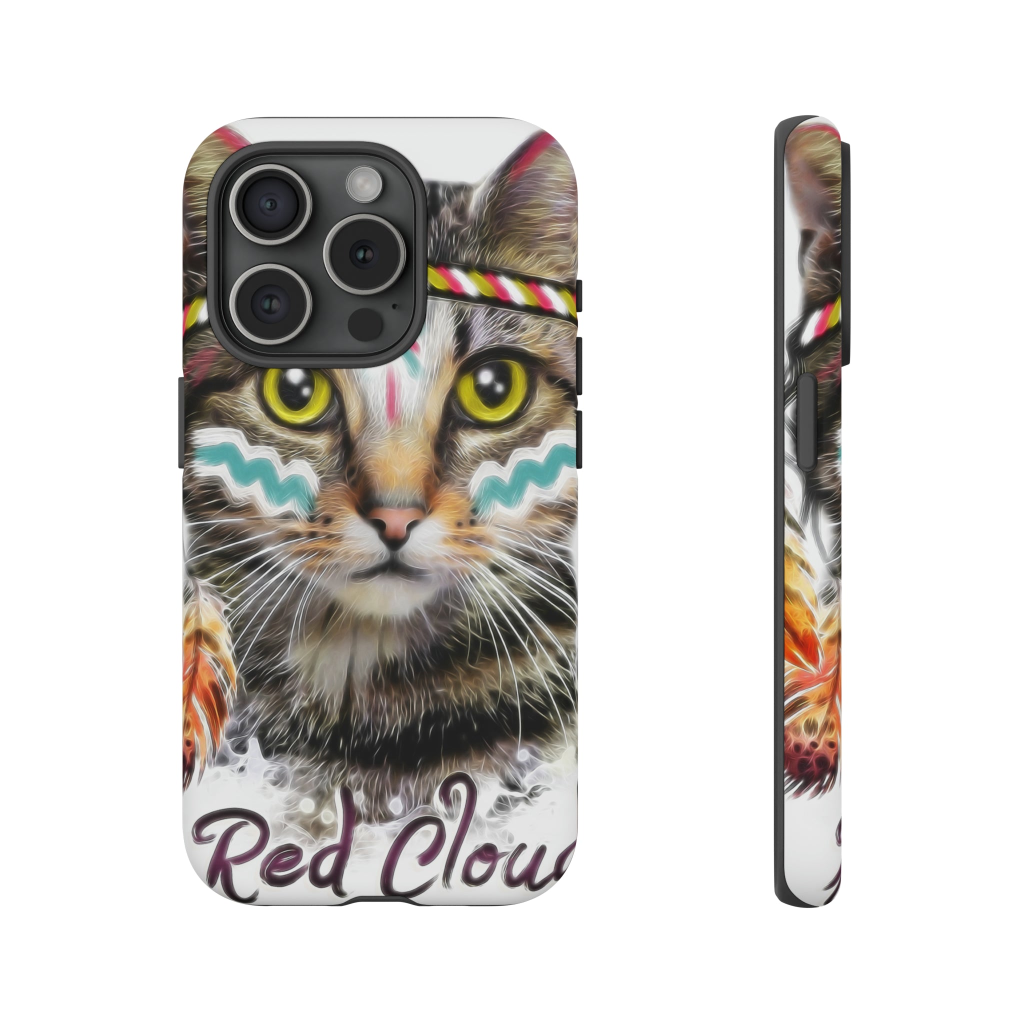 Red Cloud Cat - Protective Phone Case