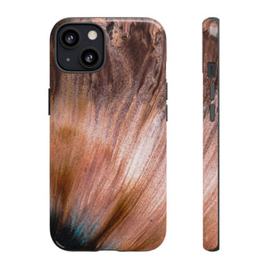 Light Brown Ink Art iPhone Case (Protective) iPhone 13 Glossy Phone Case