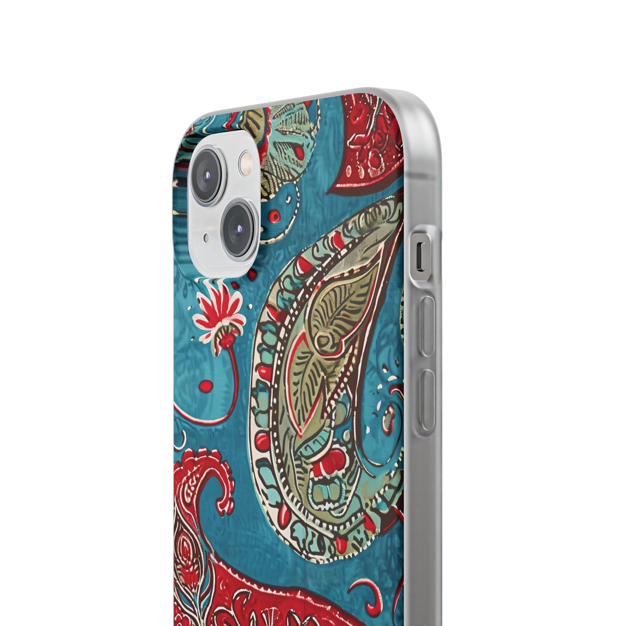 Vintage Paisley Elegance iPhone 14 - Flexi Phone Case