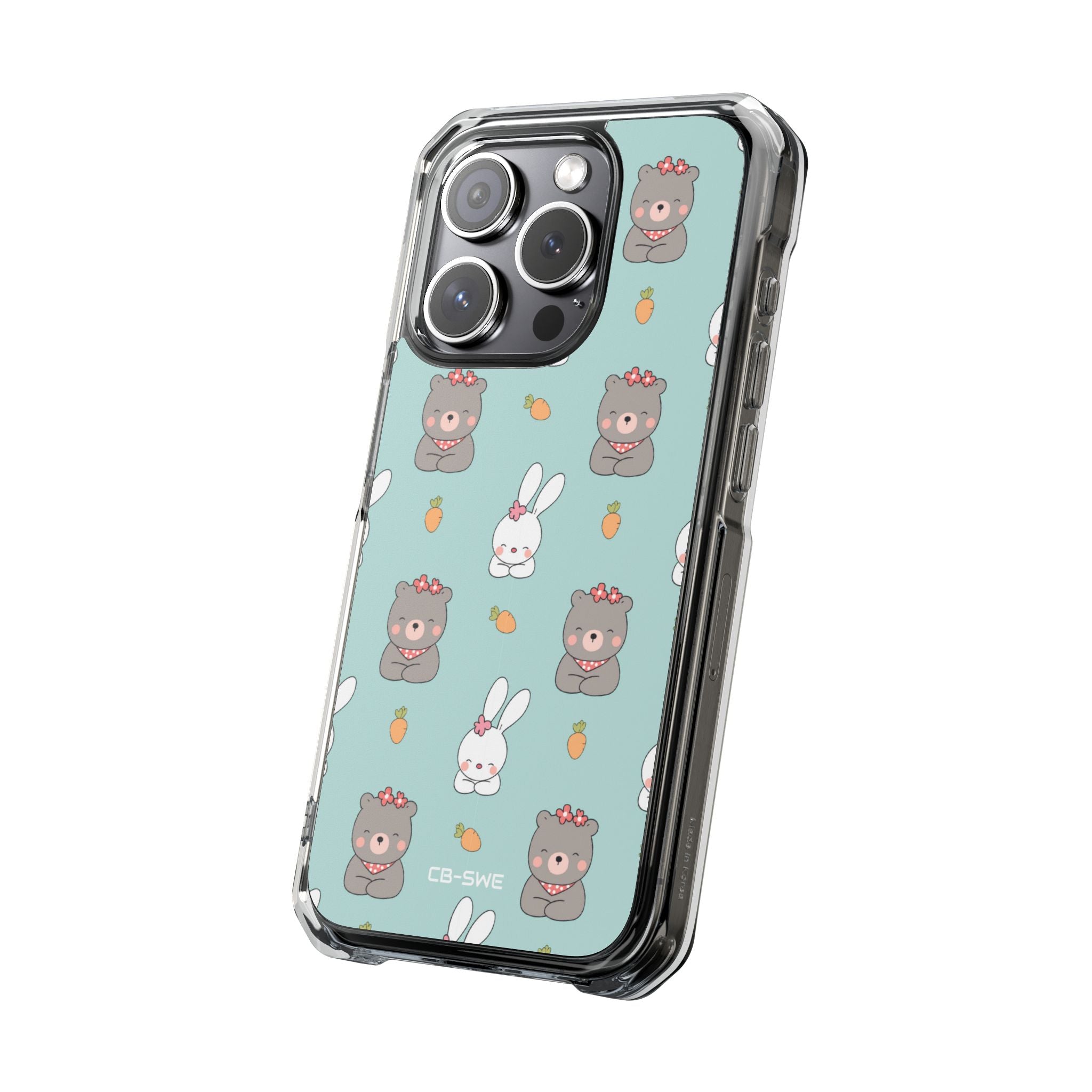 Bunnies Gather Carrots iPhone Case - Impact