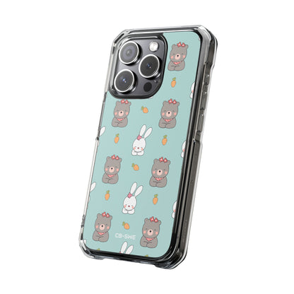 Bunnies Gather Carrots iPhone Case - Impact