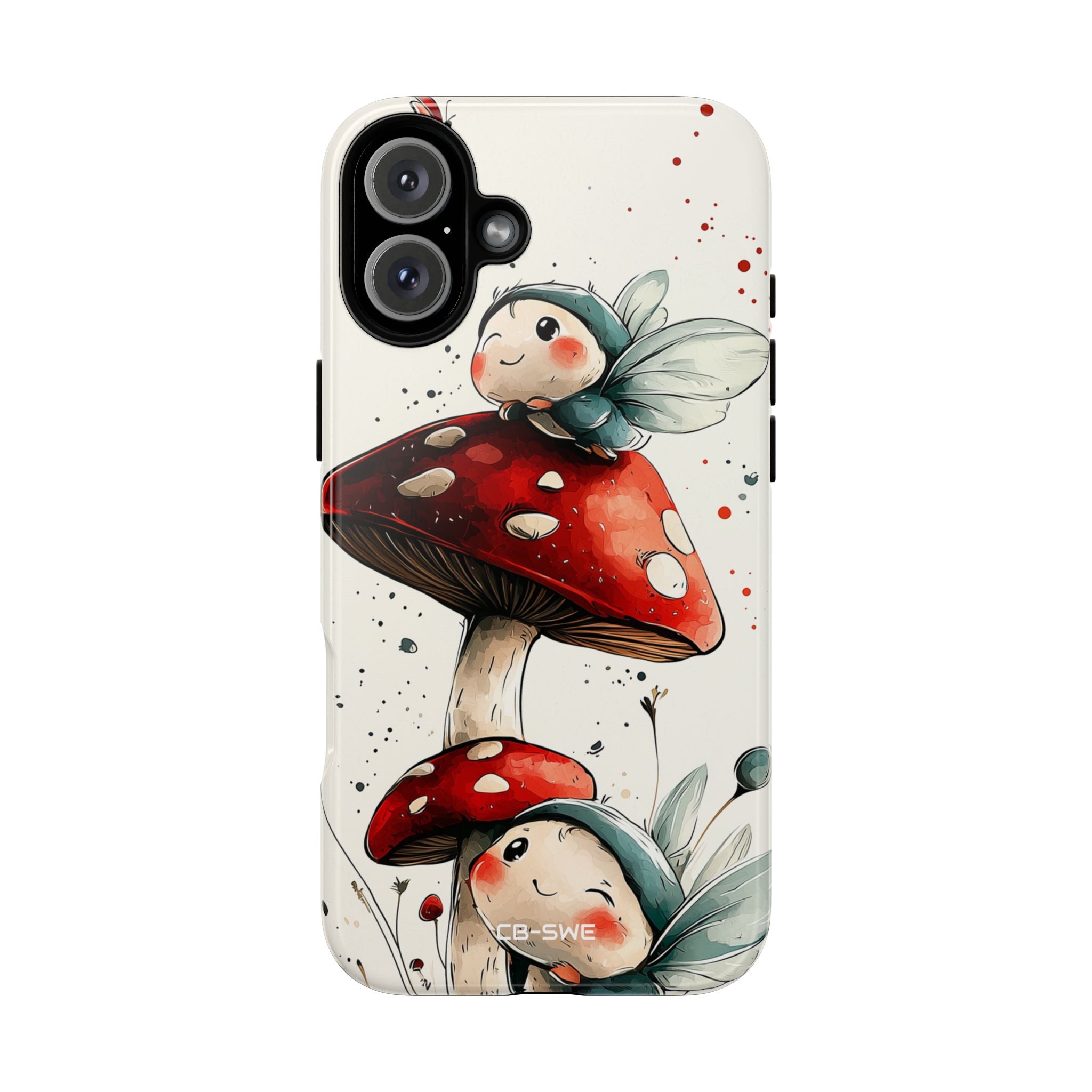 Mushrooms Entertain Fairies - iPhone Case