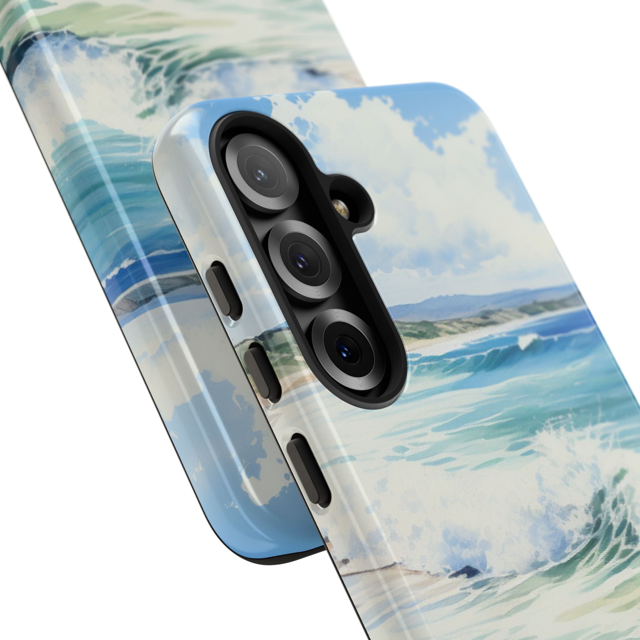Serene Coastal Watercolors - Samsung Case