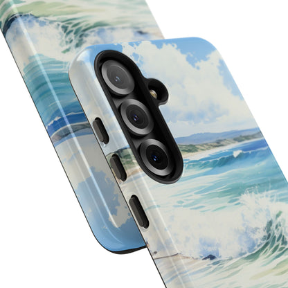 Serene Coastal Watercolors - Samsung Case