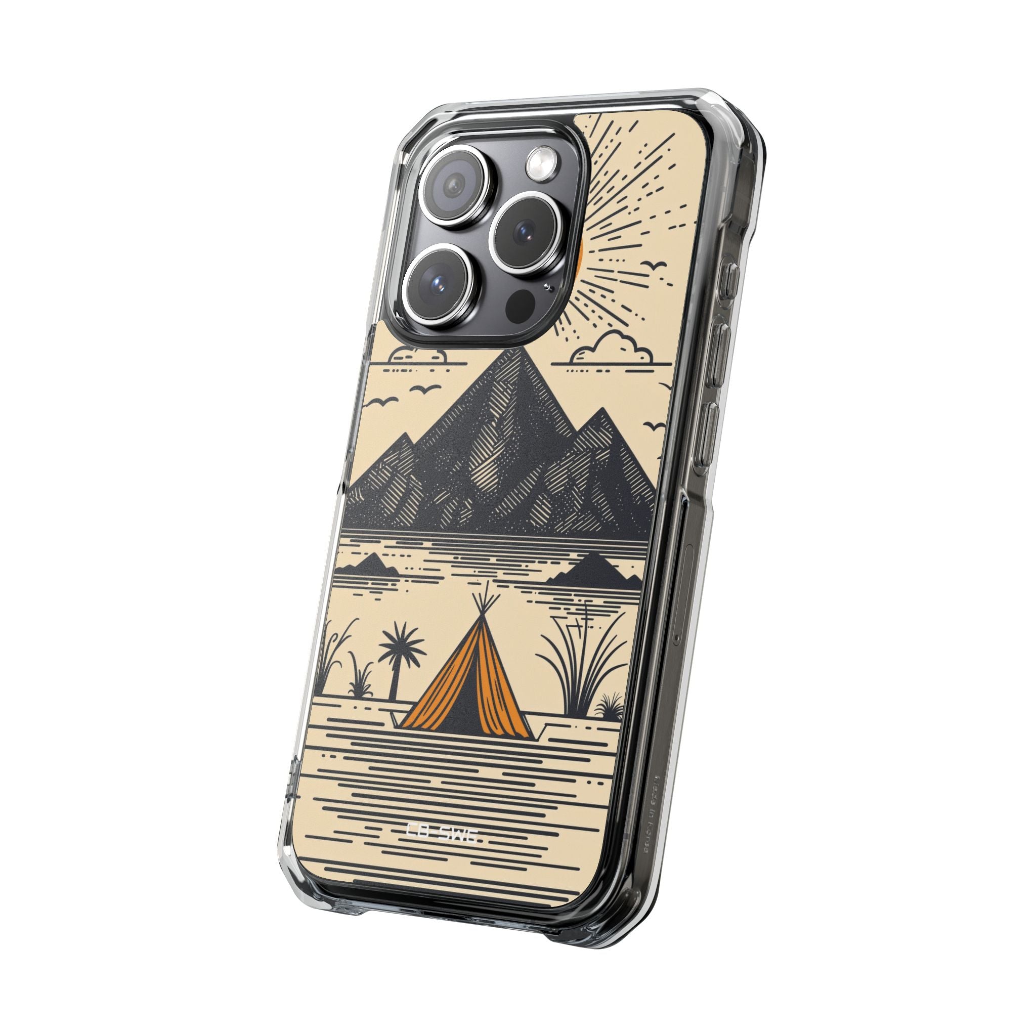 Golden Tent Awaits iPhone Case - Impact