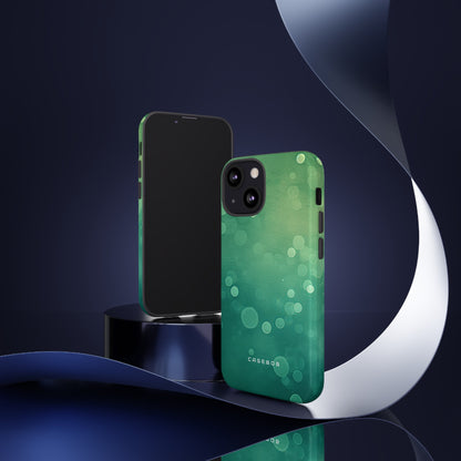 Green Dot Matrix - Protective Phone Case