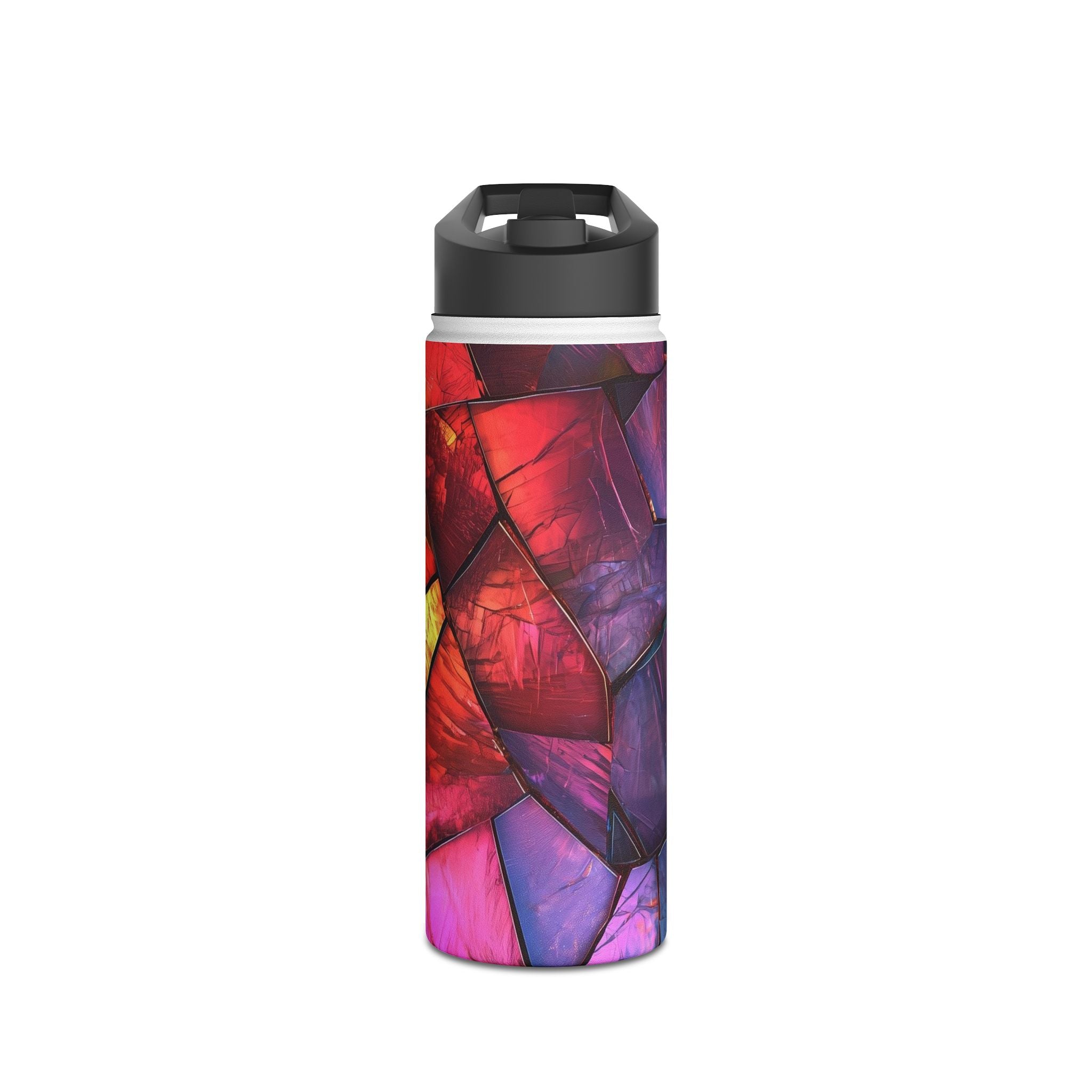 Crimson Shards - Stainless Steel Water Bottle