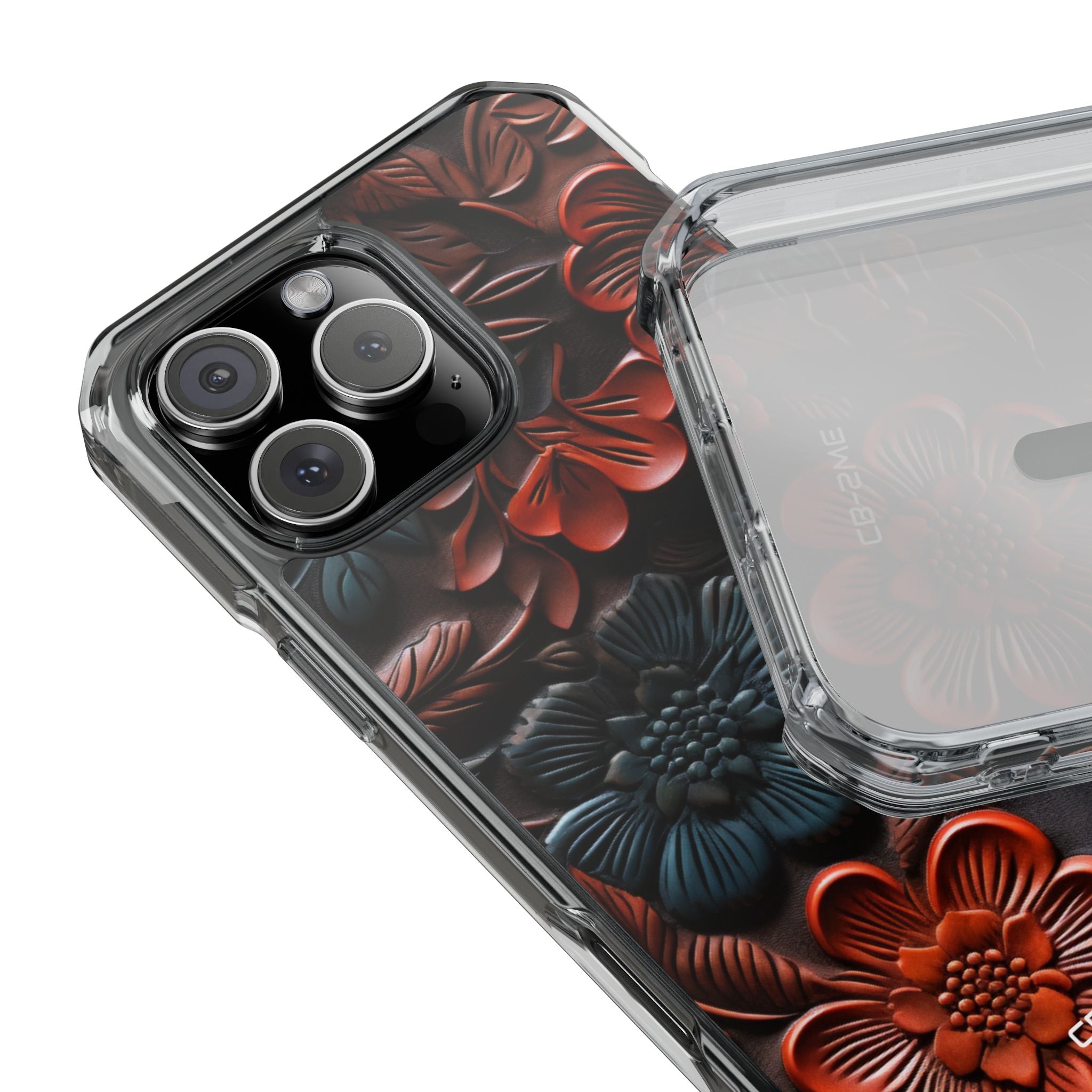 Sculpted Floral Elegance iPhone Case - Impact