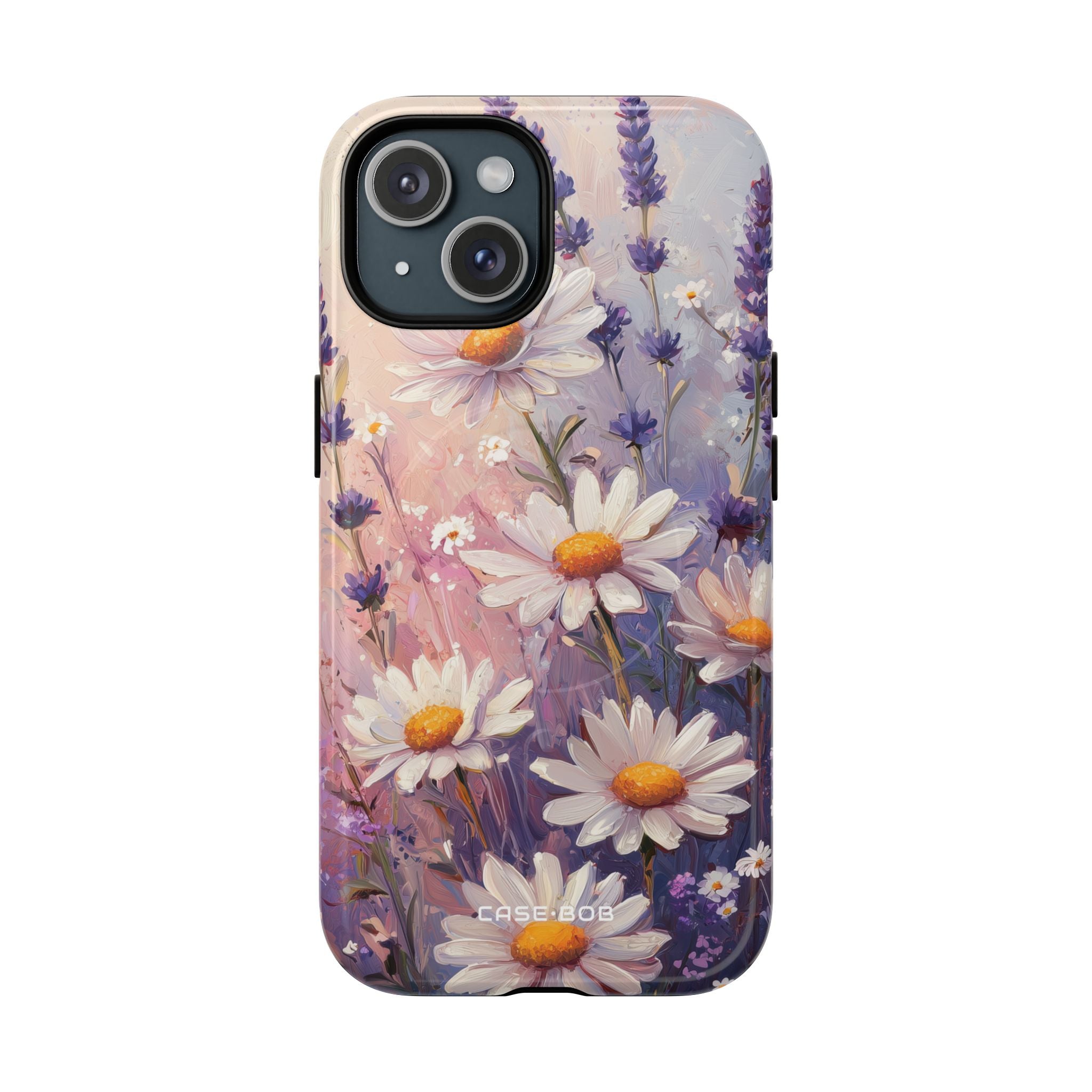 Daisy Lavender Bloom iPhone 15 Case - Tough+