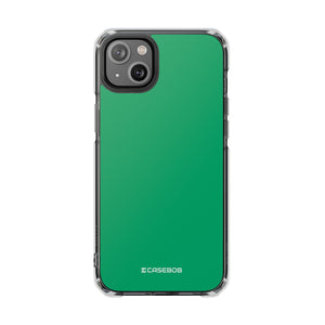 Jade Green | Phone Case for iPhone (Clear Impact Case - Magnetic)