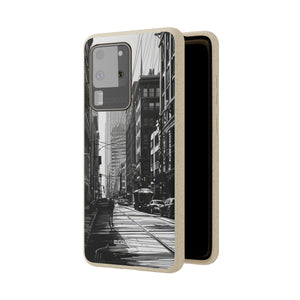 Noir Urban Serenity | Biodegradable Phone Case