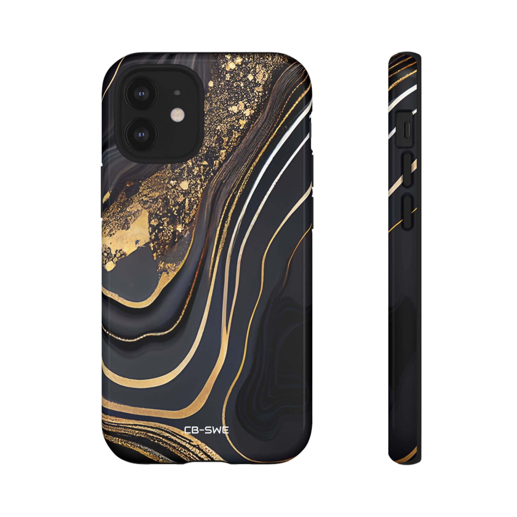 Elegant Gold Streams - iPhone Case