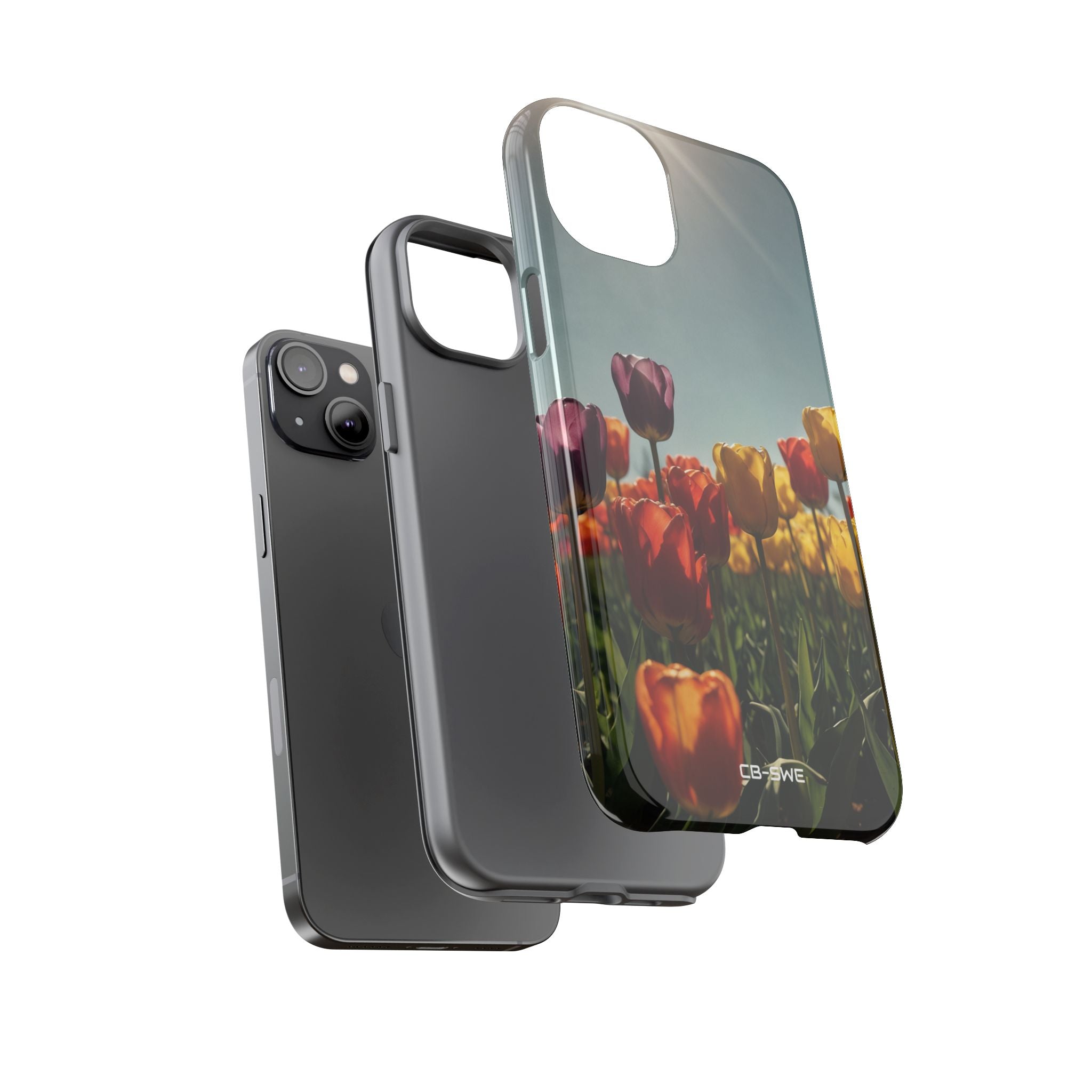 Tulips Embrace Sunlight - iPhone Case