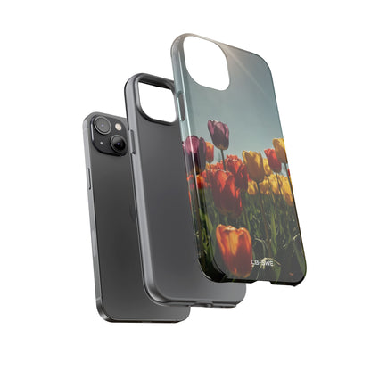 Tulips Embrace Sunlight - iPhone Case