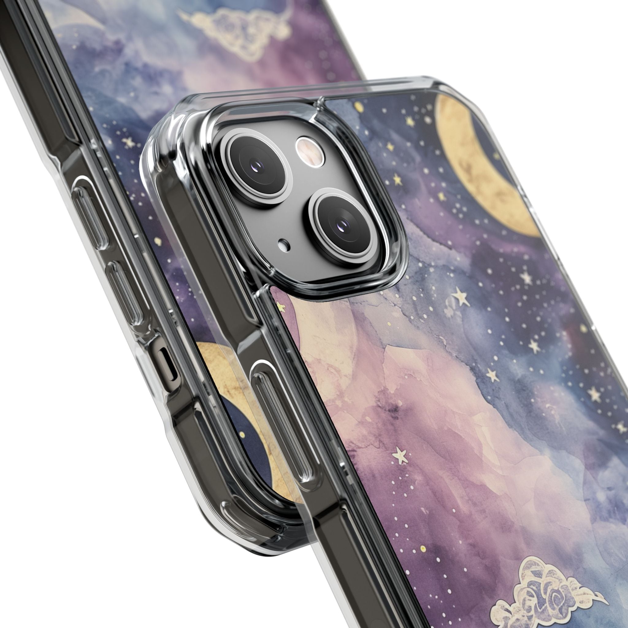 Dreamy Celestial Night - Clear Impact iPhone 14 Phone Case