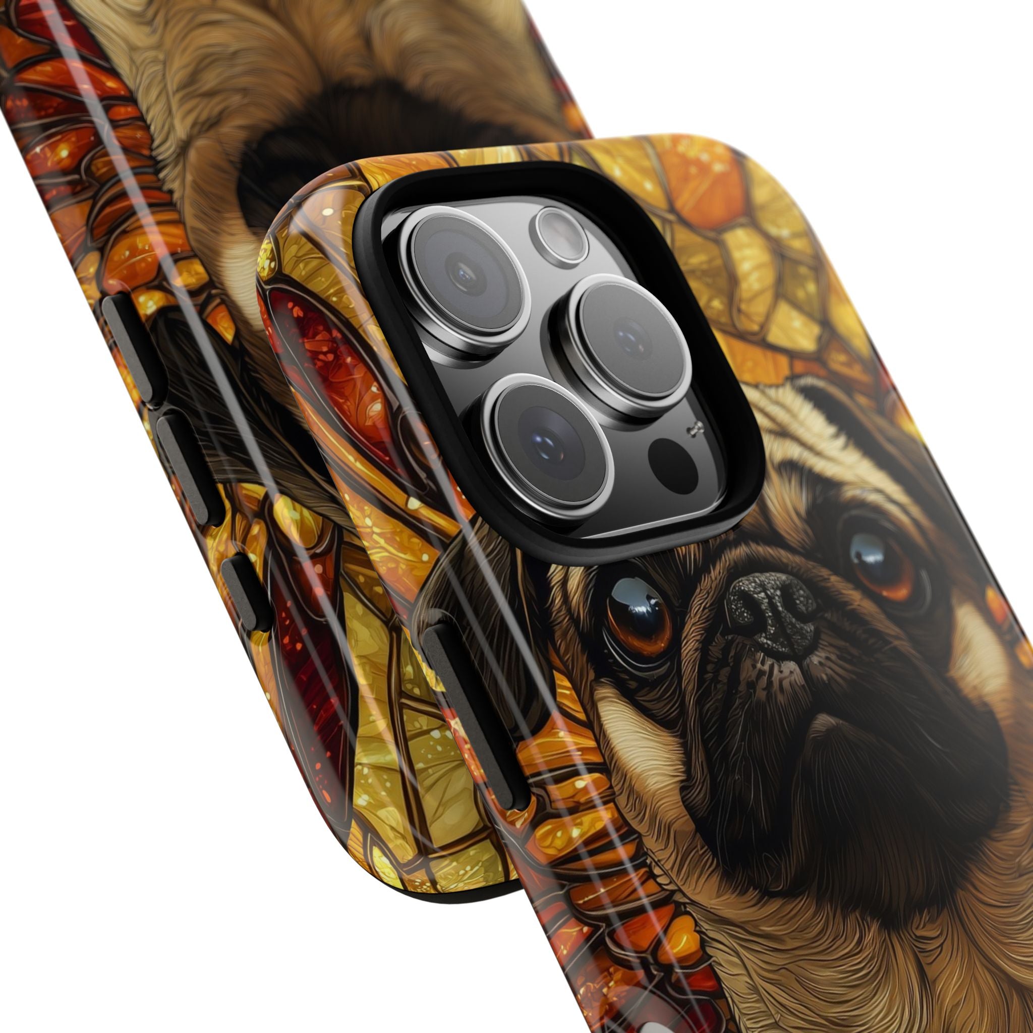 Pug Soars Brightly - iPhone Case