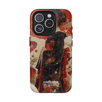 Scarlet Crane Dreams iPhone 15 - Tough+