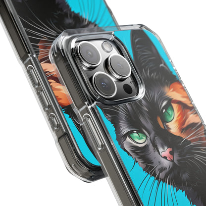 Curious Cat Stare iPhone Case - Impact