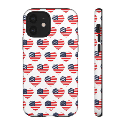 Hearts Embrace Freedom - iPhone Case