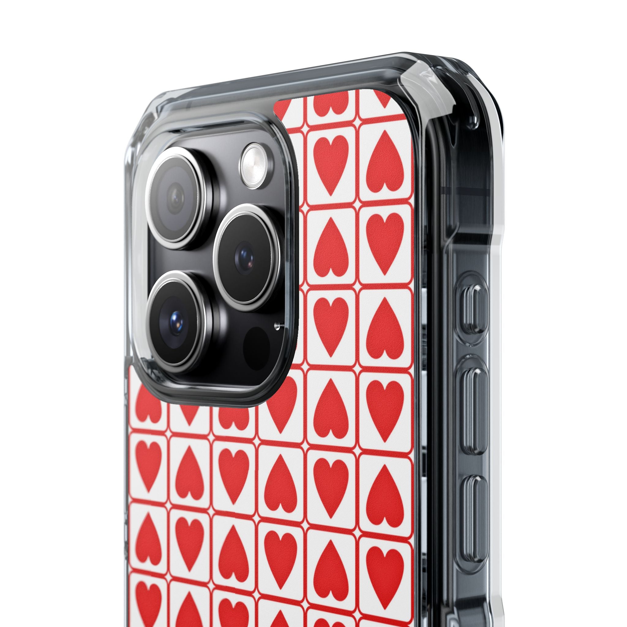 Hearts In Squares iPhone Case - Impact
