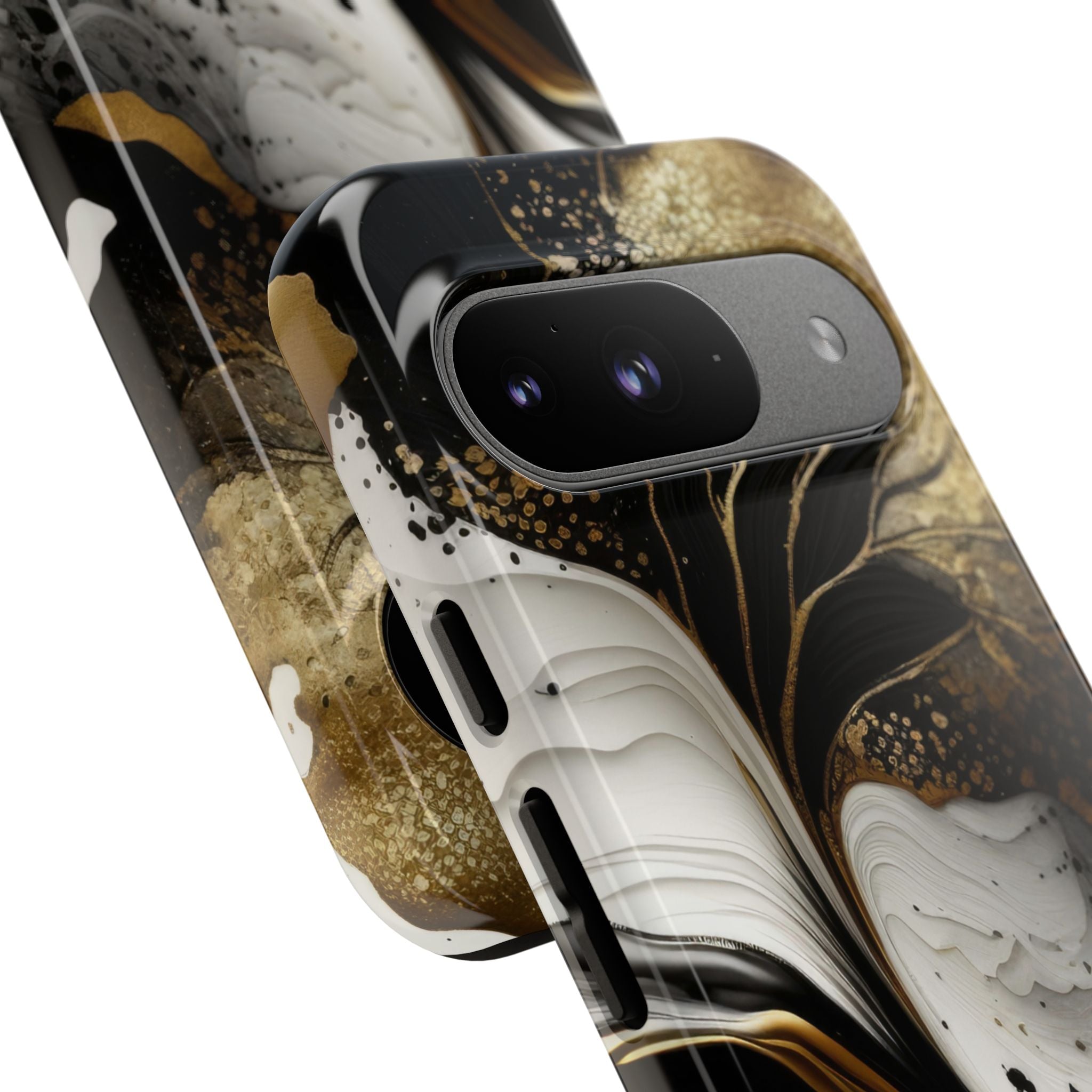 Gold Swirl Elegance - Google Pixel Case