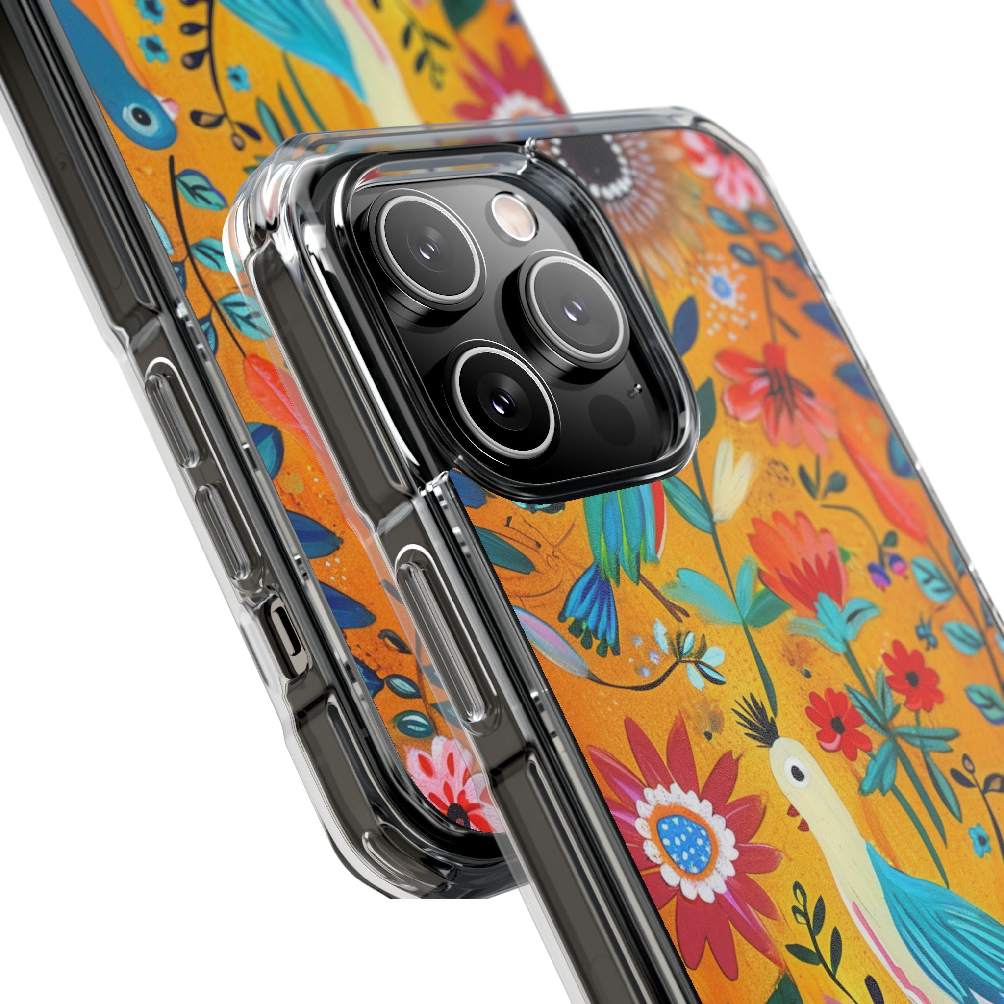 Colorful Birds Bloom iPhone 14 Pro Max Case - Impact