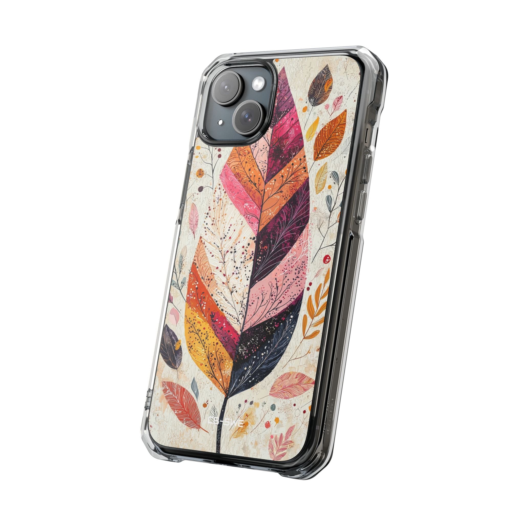 Vibrant Leaves Dance iPhone Case - Impact