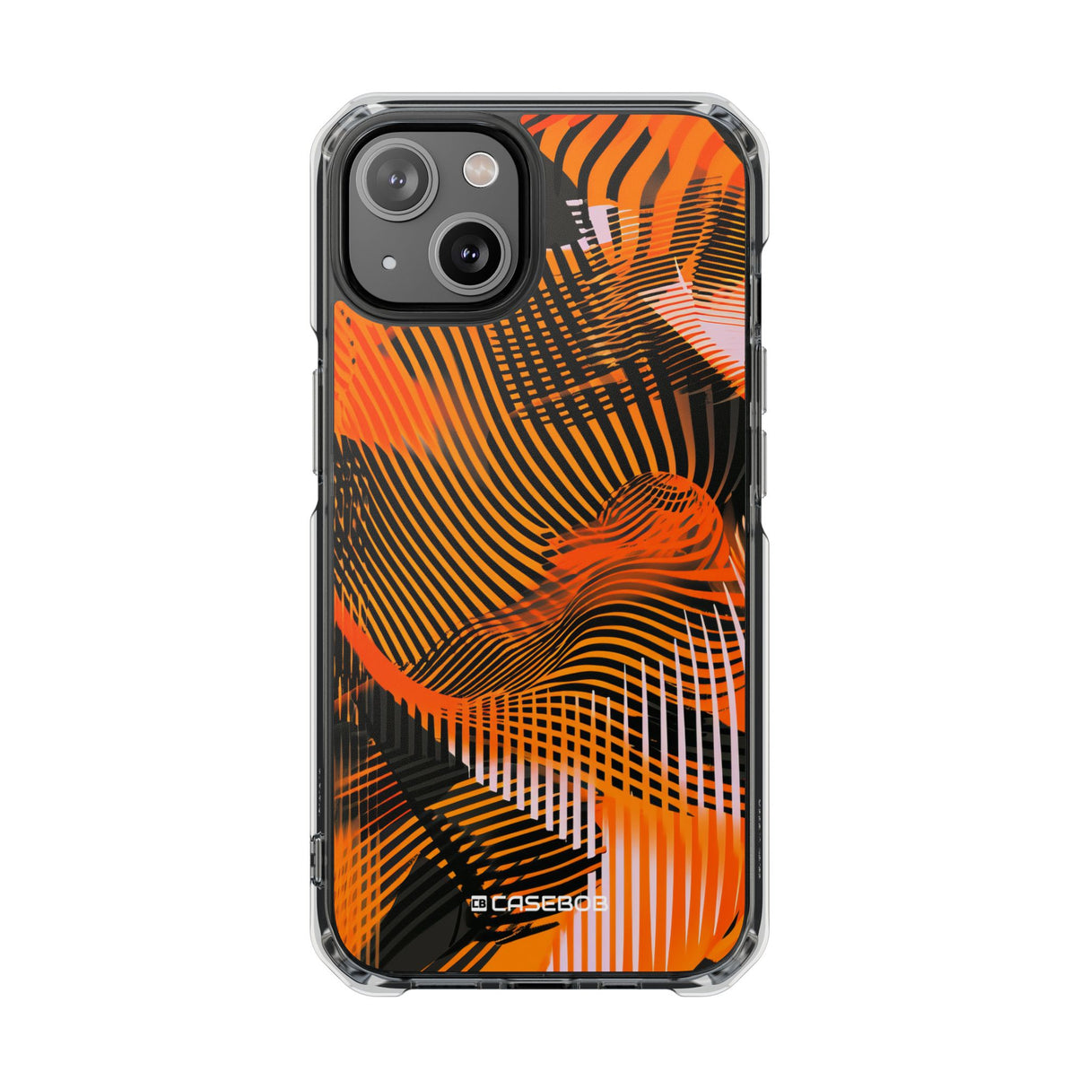 Pantone Tangerine  | Phone Case for iPhone (Clear Impact Case - Magnetic)